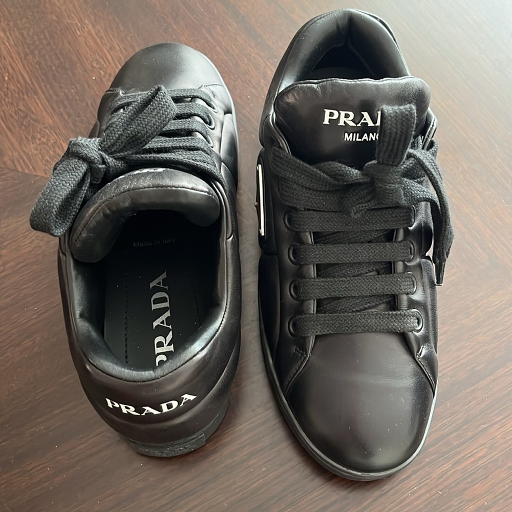 PRADA Nappa Soft leather sneakers - Picture 9 of 14